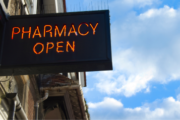 Pharmacy Open Sign
