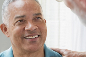 A man smiling