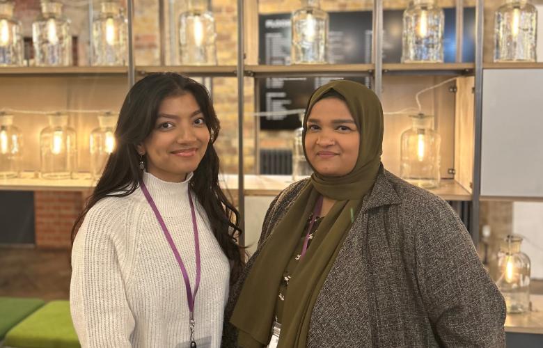 Two work placement candidates