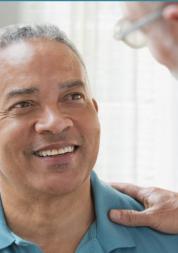 A man smiling