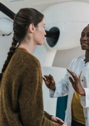 Doctor with a patient
